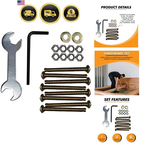 Bed frame hardware set - frame, heavy