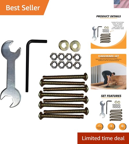 Bed frame hardware set - -, heavy